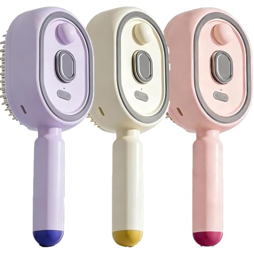 2026 Electric Steam Brush with Water Spray for All Hair Types