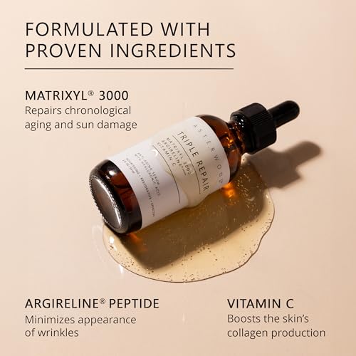 Asterwood Triple Repair Matrixyl 3000 1 oz + Argireline Peptide Serum 1 oz