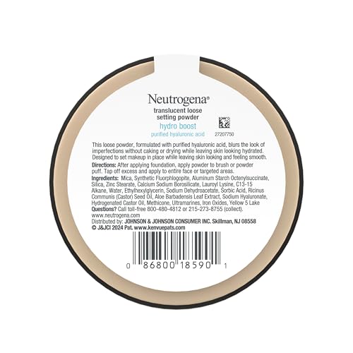 Neutrogena Hydro Boost Translucent Setting Powder, .44 oz