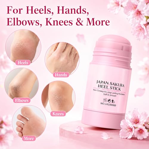 Sakura Foot Heel Moisturizing Stick with Shea Butter & Aloe Vera