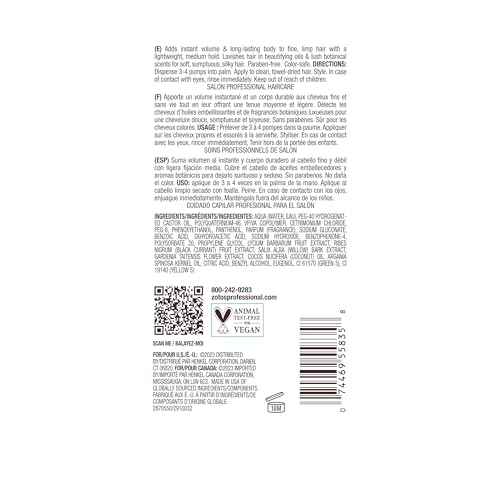 Bain de Terre Rise N' Shine Volumizing Foam, Lightweight Medium Hold & Volume with Argan & Monoi Oils, Paraben-Free, Color-Safe, Vegan, 6.7 Fl Oz