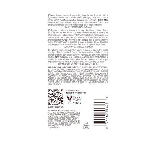 Bain de Terre Rise N' Shine Volumizing Foam - Medium Hold, Argan Oil, 6.7 oz
