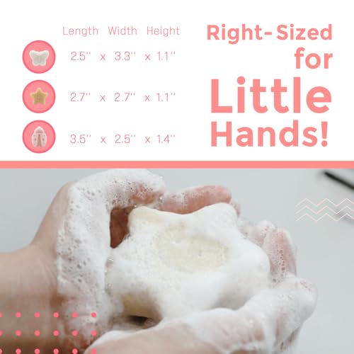 myHomeBody Konjac Sponge 3-Pack Baby Bath Sponges