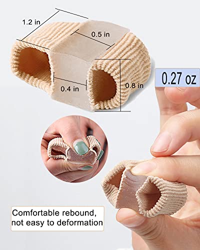 Golbylicc Gel Bunion Corrector & Toe Separators with 2 Loops (2 Pack)