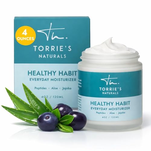 Peptide Moisturizer - Natural Plant Ingredients - Face Moisturizer for Dry Skin - Anti Aging Daily Moisturizer for Face - 5 Clinically Studied Peptides - Hyaluronic Acid with Provitamin B5