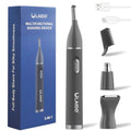 Nose Ear Hair Trimmer for Men, Rechargeable 3 in 1 Grooming Kit for Nose, Ear, Eyebrow & Body Hair, No Pull No Snag Painless Trimming with 3 Replacement Heads