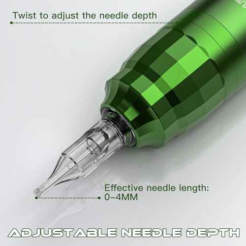 Wormhole Tattoo WTK258 Wireless Tattoo Gun Kit Professional Machine Kit Tattoo Pen Kit with 1500mAh Tattoo Battery Pack Tattoo Ink Tattoo Needles