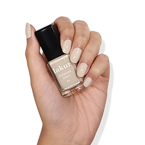 LONDONTOWN Lakur Nail Polish Murray Me - Nude & Brown Vegan, Long-Lasting, Chip-Resistant, 0.4 Fl Oz