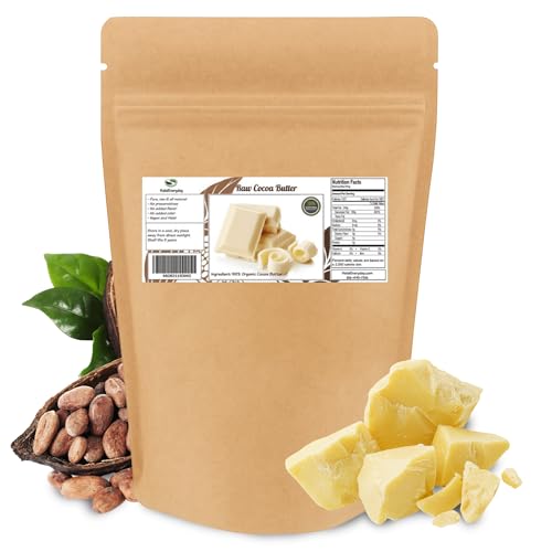2 Lb Cocoa Butter: Pure, Raw, Unprocessed. Incredible Quality and Scent. Use for Lotion, Cream, Lip Balm, Oil, Stick, or Body Butter. NON-GMO By SaaQin¢ç