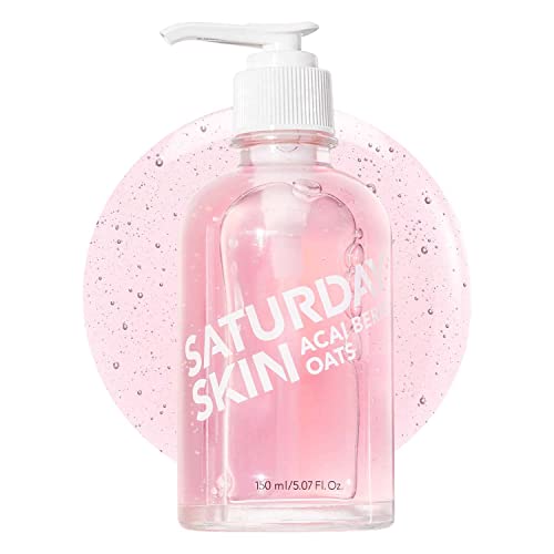 Saturday Skin Face Cleanser Hydrating Foam Cleanser Face Wash Hydrating Gentle Facial Gel Cleanser Makeup Remover Sensitive Skin Face Wash