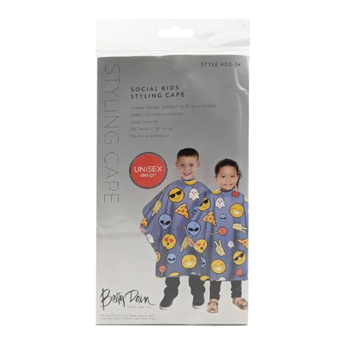 Betty Dain Kids Styling Cape – Water Resistant, Snap Closure