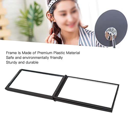Portable 360° Haircut & Makeup Mirror - Foldable Back View Self Styling