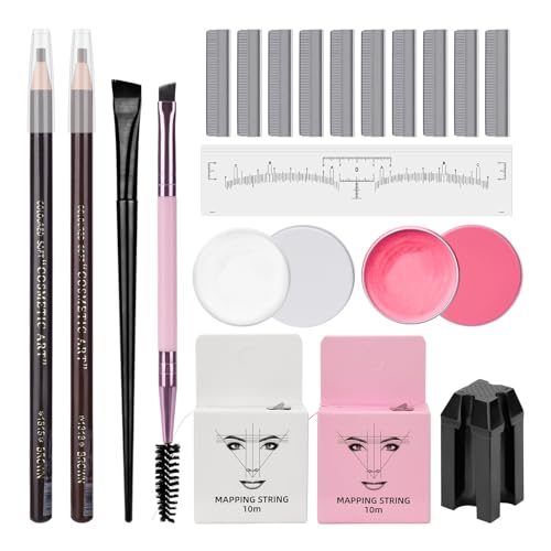 ATOMUS Eyebrow Mapping Kit with Brow Paste, Pencils & Brushes
