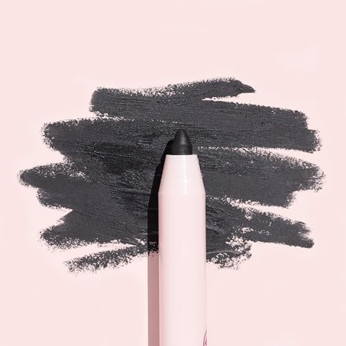 Wander Beauty Skyliner Automatic Gel Eyeliner (Jet Black) - Smudge-Proof Retractable Gel Liner - Precise Application With Built-In Eye Pencil Sharpener - Intense Pigment Gel Eyeliner - 0.01 fl oz