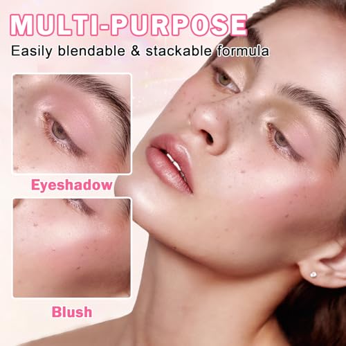 Champagne Pearl & Metallic Silver Single Eyeshadow Duo