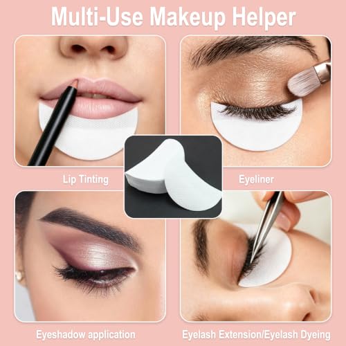 Boko 250Pcs Eyeshadow Shields – Half-Moon Eye Stencils