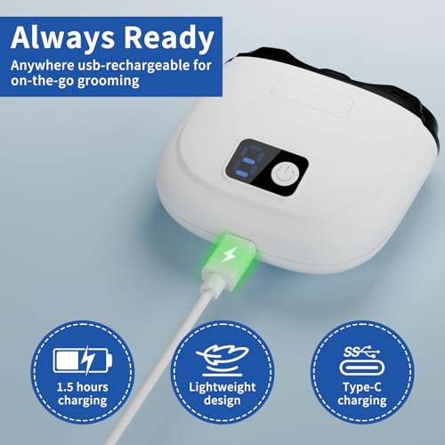 Electric Automatic Nail Clipper for Toenails Fingernailail,Smart Electric Nail Clippers,3 Speed Gears Adjustable with LED Light,Nail Clip Storage,Safety Fingernail Trimmer for Baby,Kids,Seniors