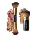 Laura Geller Face It All 2pc Vegan Makeup Brush Set - Kabuki & Dual-Ended