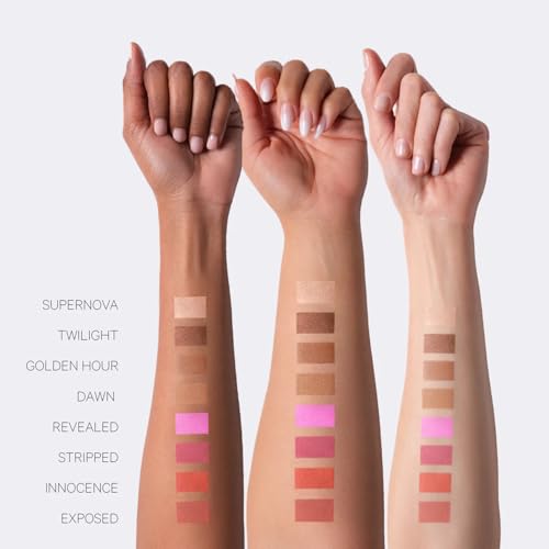 Kevyn Aucoin Sensual Skin Bronzer, Golden Hour - Medium (balanced bronze for medium to tan skin tones): Get a sun-kissed glow. Cream-to-powder formula. Blur texture, pores & fine lines. Made in Italy.