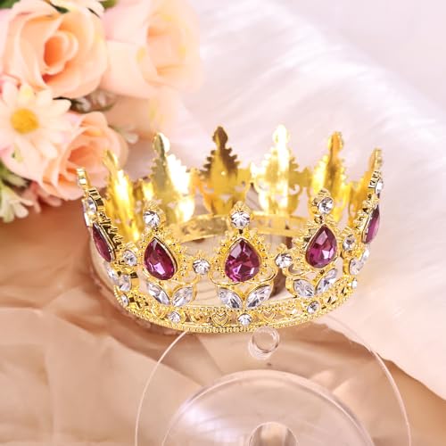 Elegant Royal Queen Crown for Women - Crystal Rhinestone Tiara
