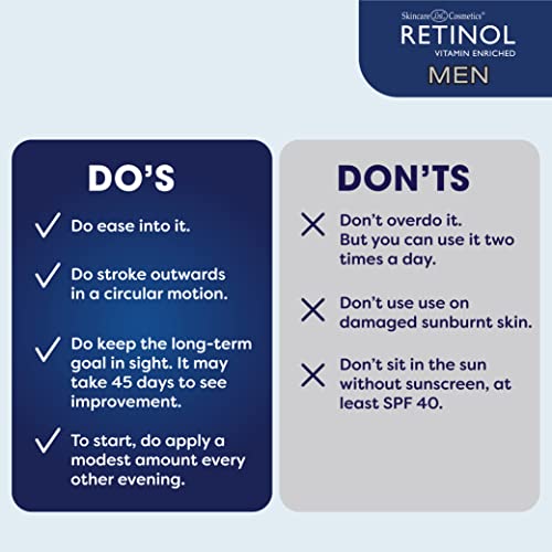 Retinol Men's Gel Cleanser Gently Exfoliates skin for Improved Texture Men Anti- Aging Facial Wipes - Quickly cleanses Face from sweat, oil and pore-clogging dirt without any heavy residue