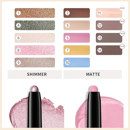 Erinde Waterproof Cream Eyeshadow Stick - Mocha Brown