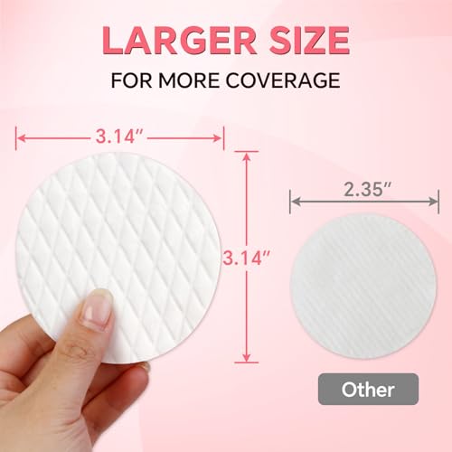 ICOTLE Extra Large Cotton Rounds - 100% Pure Cotton Pads, 3.14"