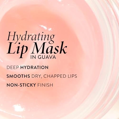 Laura Geller New York Guava Hydrating Lip Mask with Jojoba Oil & Shea Butter – Deep Moisture Lip Treatment