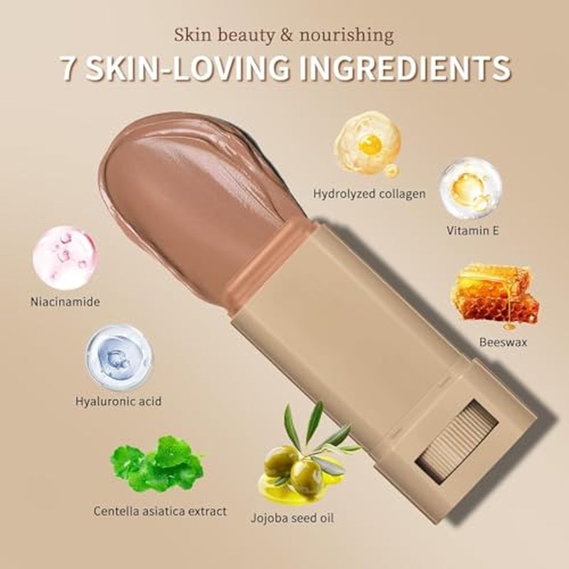 Vienflona 3-in-1 Skin Tint & Foundation Stick for Black Women