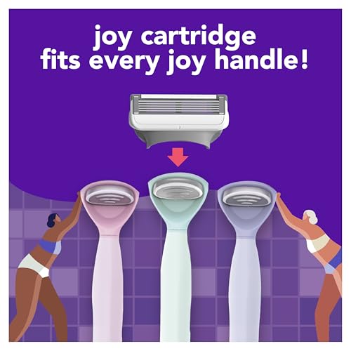 Joy Razor Blade Cartridge Refills for Women - 4 Blades