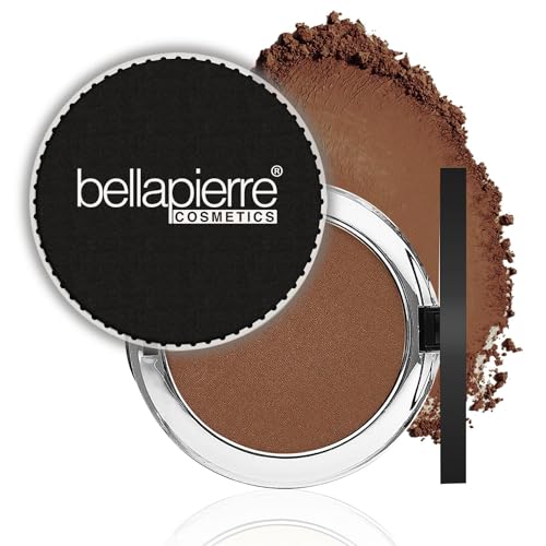 Bellapierre Compact Mineral Foundation SPF 15 ? Pressed Powder Foundation, Concealer, Finishing & Setting Powder, On-the-Go Compact, Lightweight, Talc-Free, Non-Toxic ? 0.35 oz - Double Cocoa