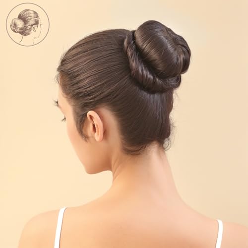 20PCS Spiral Hair Pins for Buns & Updos, Brown