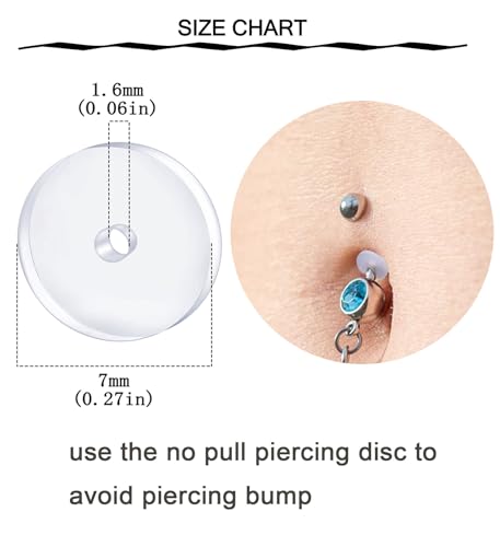 Belly Button Piercing Kit with Gun and Stainless Steel Rings