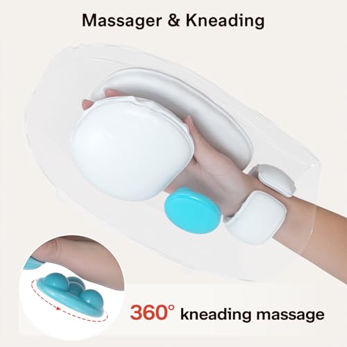 ALLJOY Cordless Hand Massager with Heat & Kneading