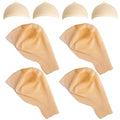 Halloween Bald Caps Latex Wig Set - 8 Pcs Costume