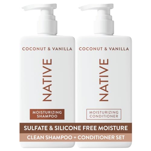 Native Coconut & Vanilla Shampoo and Conditioner Set, 2-Pack