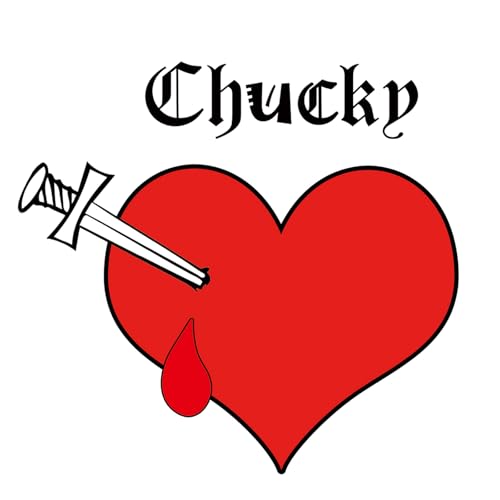 Heart Temporary Tattoos - 7-Pack Horror Design Fake Body Art