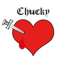 Heart Temporary Tattoos - 7-Pack Horror Design Fake Body Art