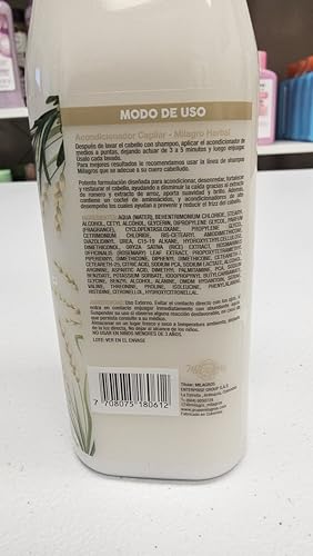 Milagros Herbal Shampoo and Conditioner for Hair Growth & Fall Reduction