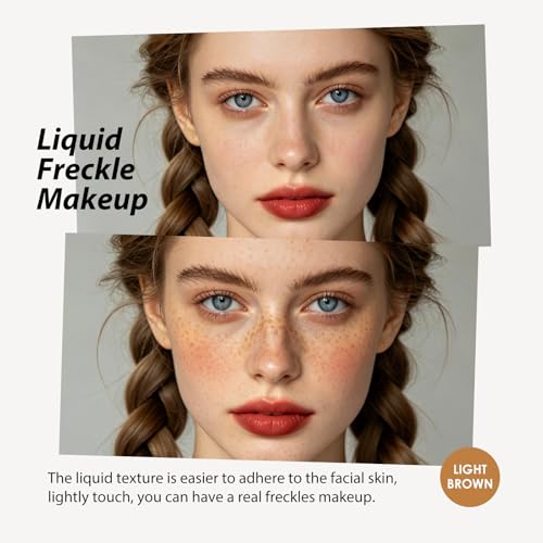 KYDA Liquid Freckle Pen - Water Resistant Faux Freckles (2 Pack)