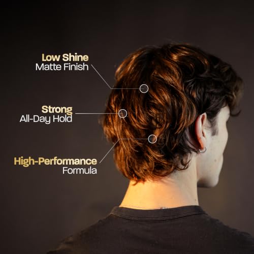 BASED Hair Clay for Men - Strong Hold, Matte Finish, 3oz