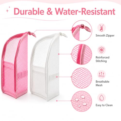 Portable Travel Toiletry Bag - Waterproof Upright Organizer