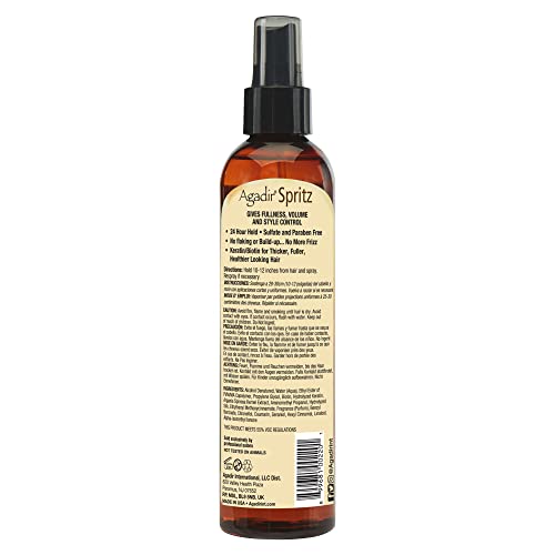 AGADIR Spritz Styling Finishing Spray, 8 Fl Oz