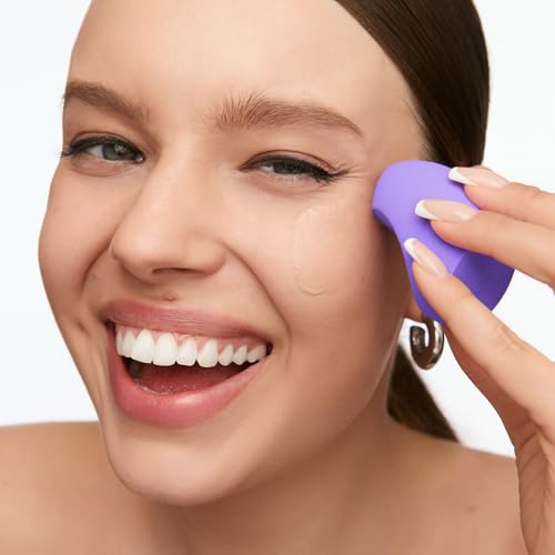 Wonderskin Curve Blender - Patent-Pending Makeup Sponge with Ergonomic Design for Seamless Blending & Contouring ? For Foundation, Creams & Powders