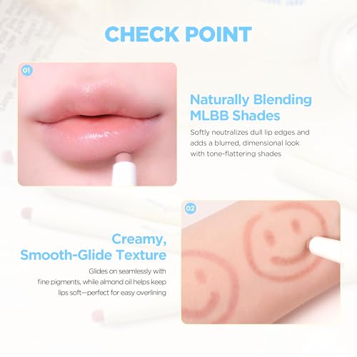 lilybyred Smiley Lip Blending Stick - 3-in-1 Lip Liner