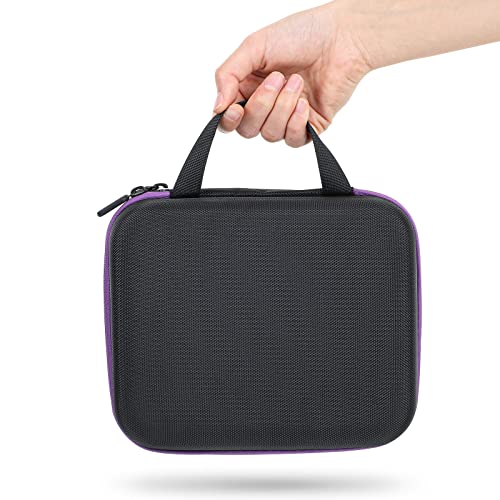 Cunno 4 Pcs Essential Oils Storage Bag, 30 Bottles EVA Essential Oils Carrying Case Liquid Organizer Boxes Carrying Travel Case with Foam Insert and Handle Holds 5-15 ml