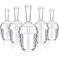 18 Pcs Empty Lip Gloss Tubes Honey Pot Shape 6ml Clear Refillable