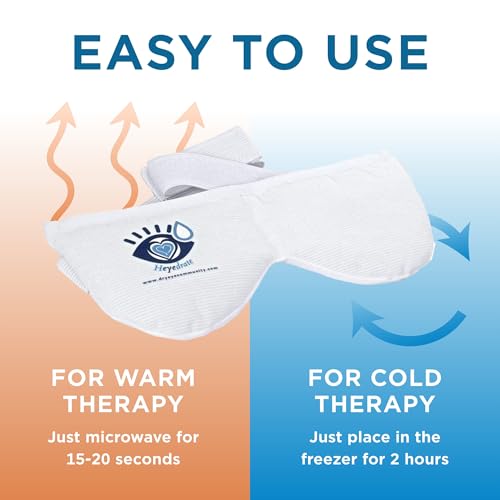 Heyedrate Heated Eye Mask – Warm & Cold Compress Relief