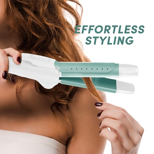 Pursonic Ceramic Hair Straightener & Curler - 2-in-1 Travel Tool