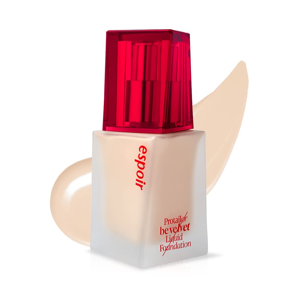 Espoir Pro Tailor Foundation Be Velvet SPF22 PA++ #3 Ivory 1.01 fl oz | Powerful Lastingness Cover | Thin Coverage Improving Skin Texture | Velvety Formula without any Dry Feeling | Korean Makeup